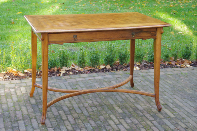 Art nouveau desk set-table