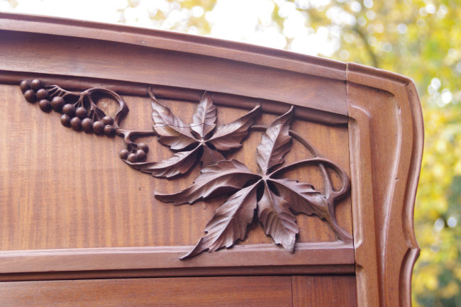 Art nouveau bedroom-Wardrobe