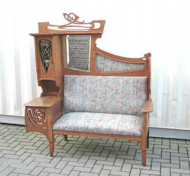 Art nouveau sofa