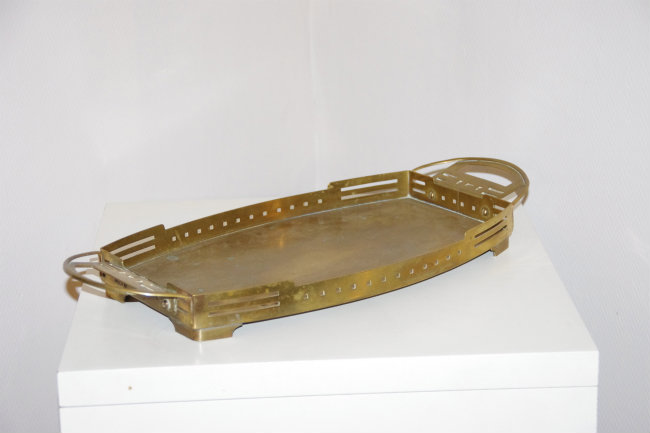 Serrurier-Bovy Cupper tray art nouveau